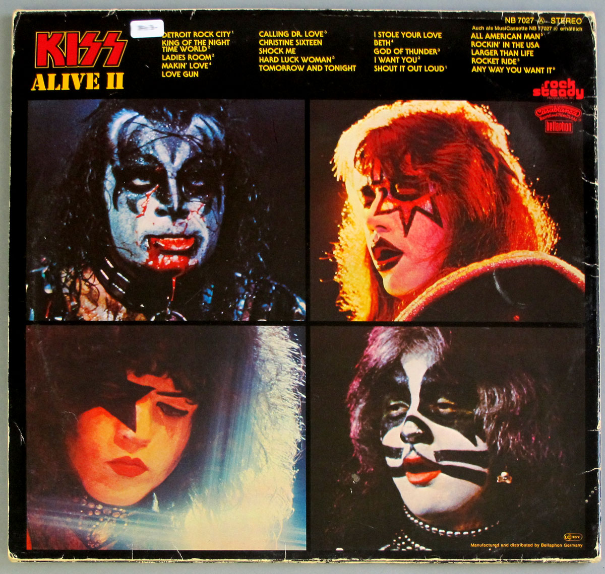 High Resolution #2 Photo KISS Alive II Germany 